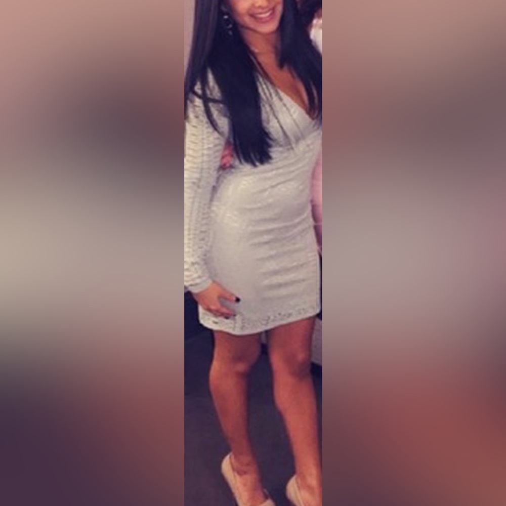 Light blue BEBE dress